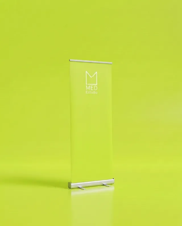 Roll-up con base de aluminio