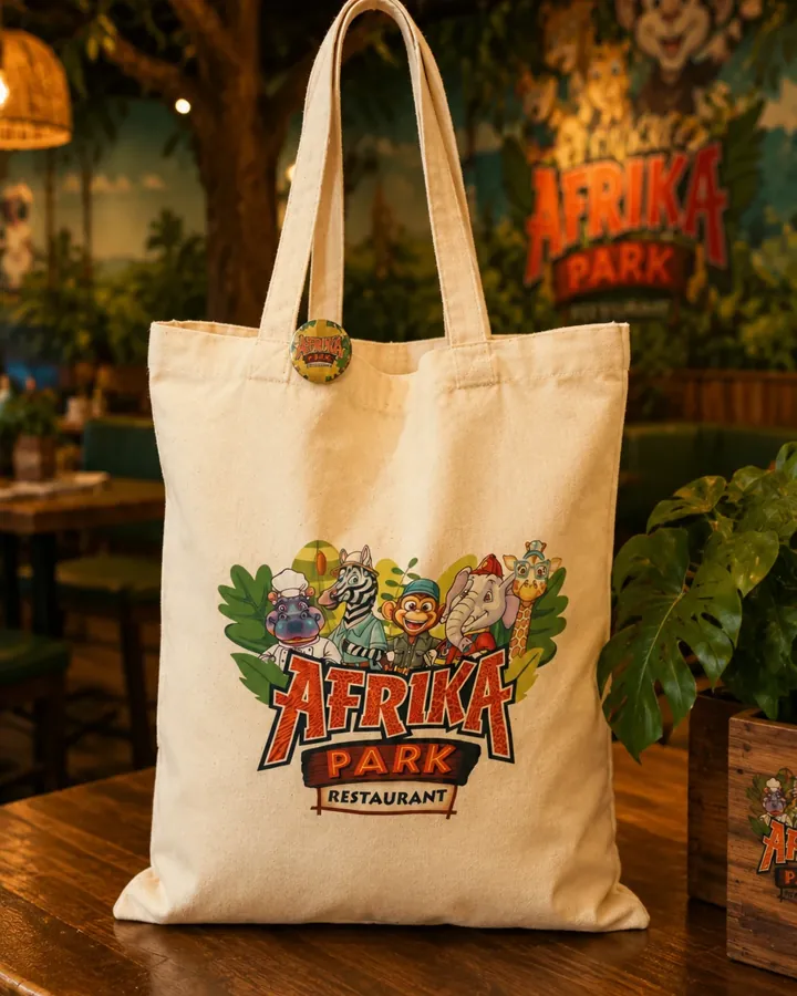 Ecobag con ilustración de Afrika Park Restaurant